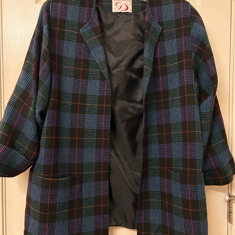 Doncaster Multicolor Plaid Blazer